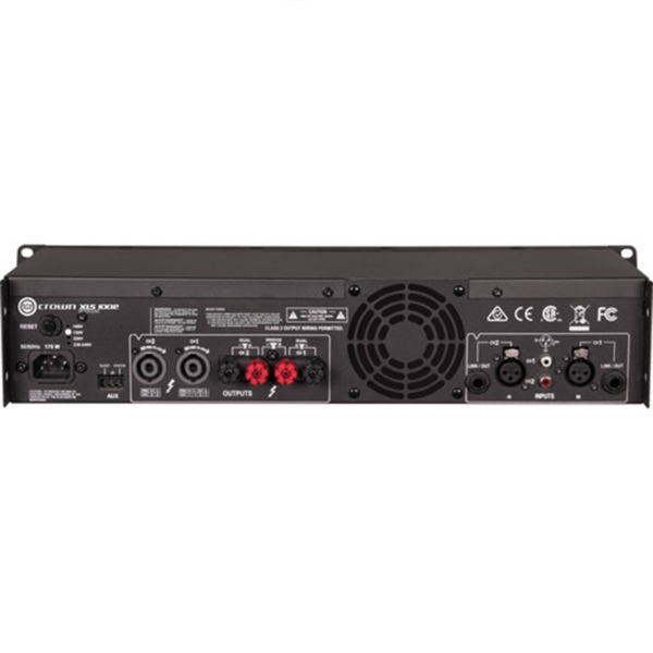 Crown Audio XLS 1002 Power Amplifier back