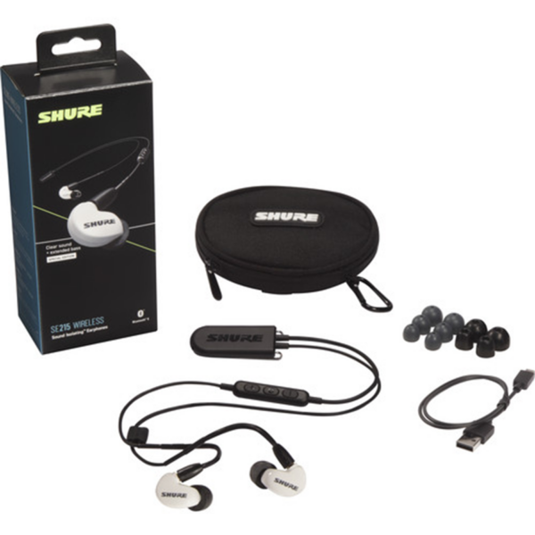 Shure SE215 Wireless Sound-Isolating Earphones White