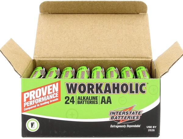 Workaholic AA Batteries, 24-Pack