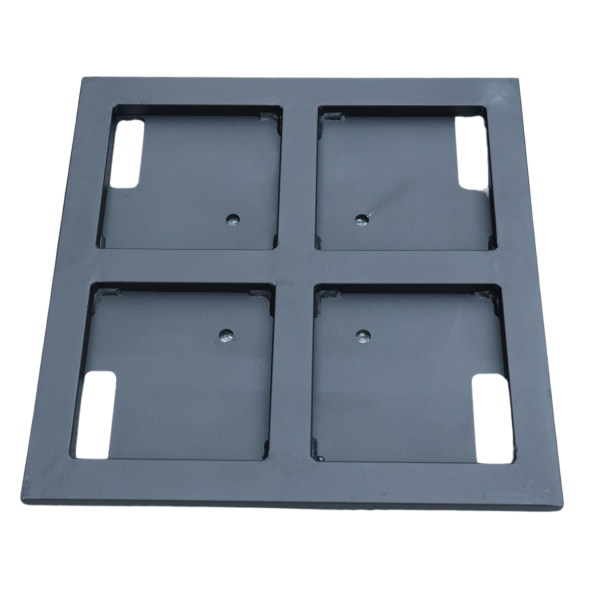 Nationwide Professional 24" x 24" Black Aluminum Base Plate Rental - Image 2