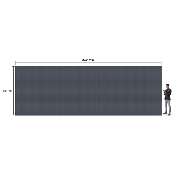 29.5' x 9.8' LED Video Wall Rental Package (3.9mm)