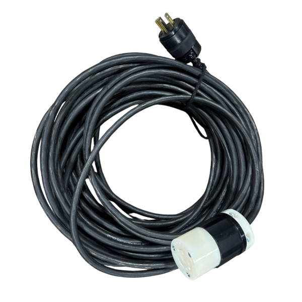 50' Motor Power Cable L5-20R to Male Edison Rental