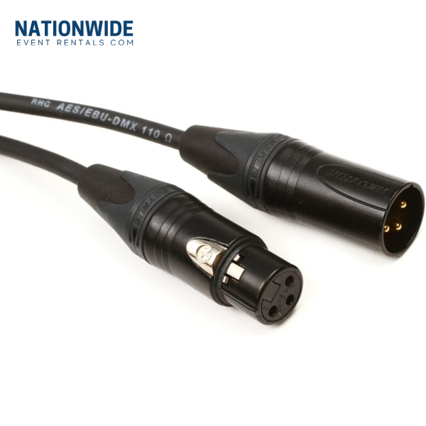 3 Pin - 10' DMX Cable Rental