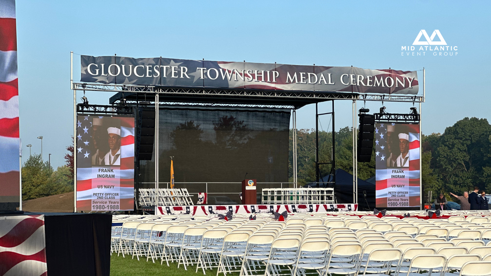 Event Production for Gloucester Township Veterans Medal Ceremony 2024