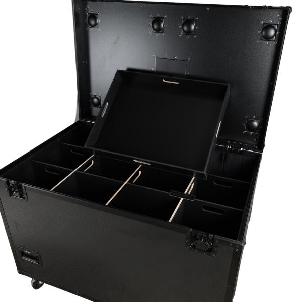 Stealth Series - Black Truck Pack Case With Dividers and Tray