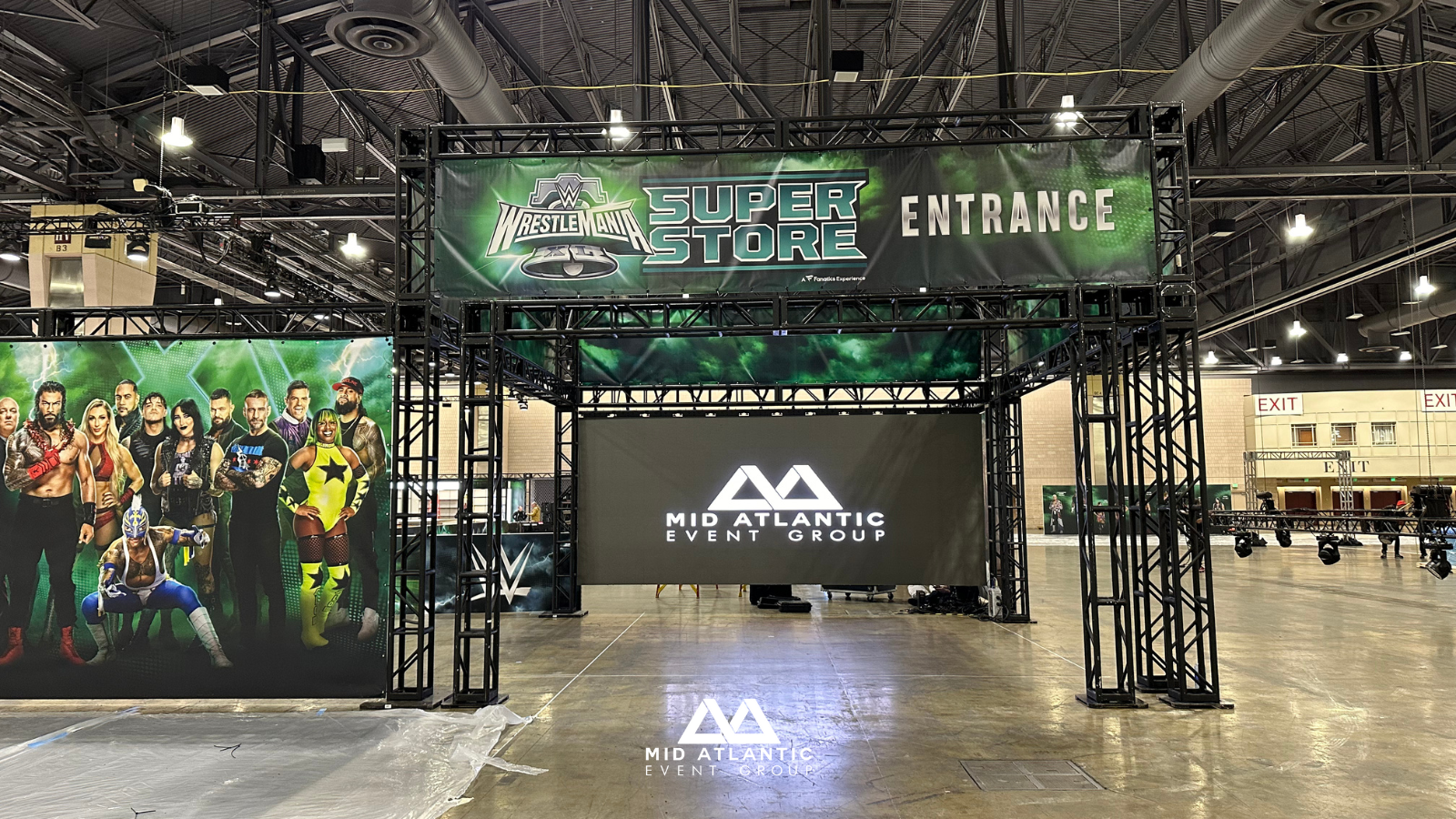 WWE World at WrestleMania Store Production Provided By Mid Atlantic Event Group