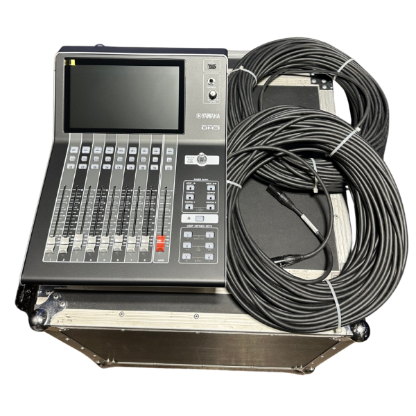 Yamaha DM3-D, Rio1608-D2 Dante Stage Box & 4 Shure Wireless QLXD Microphone Rental - Image 4